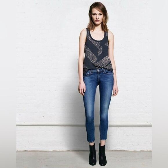 🤍👖HP👖🤍  Rag & Bone x Revolve | Women’s Denim Capri in Sonoma | Size 27 - Picture 2 of 8